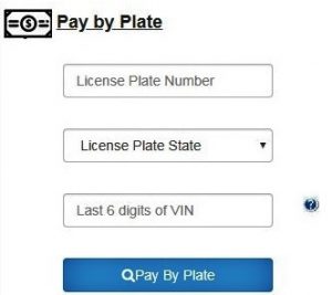 pay toll by plate number online